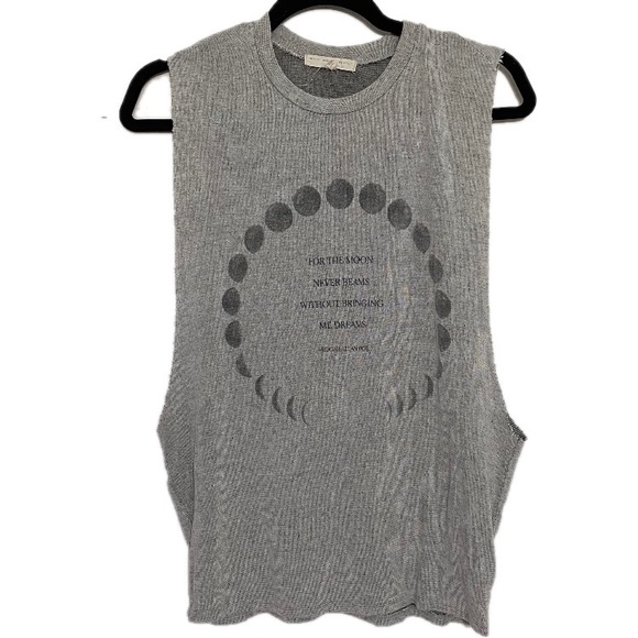 Truly Madly Deeply Tops - Truly Madly Deeply Edgar Allen Poe Moon Quote Tank